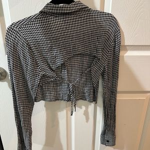 Reformation Cropped Backless Top